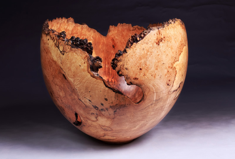Spalted Sycamore Burr Bowl